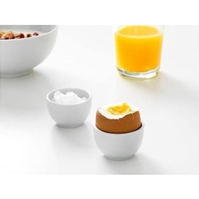 Resim 365+ Kase/yumurta Kabı,5cm, Yuvarlatılmış Kenarlar Beyaz 2 Li Açık Kahverengi 