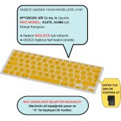 Resim McStorey Macbook Air 11inç Klavye Koruyucu (UK-İNGİLİZCE) A1370 A1465 Modelleri ile Uyumlu 
