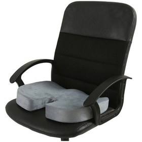 Resim Sones Ofis Jel Yastık Güzellik Kalçaları Anti-hemoroid Yastık Süper Yumuşak Kumaş Gri 