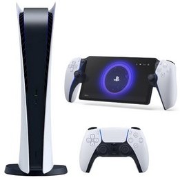 Resim Sony Playstation 5 Digital 825 GB İthalatçı Garanti + Portal Oyun Konsolu 