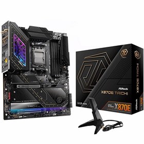 Resim Asrock X870E Taichi WiFi DDR5 8200 MHz OC M.2 HDMI/USB-C PCIe 5.0 AM5 eATX Anakart 