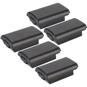Resim Lemestar Xbox 360 Kumanda Pil Kapağı Siyah 5 Adet - Dayanıklı Abs Malzeme, Kolay Kurulum, Oyun Aksesuarı 