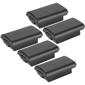 Resim Xindoker Xbox360 Kumanda Pil Kapağı Siyah 5 Adet - Dayanıklı Abs Malzeme, Kolay Kurulum, Oyun Aksesuarı 