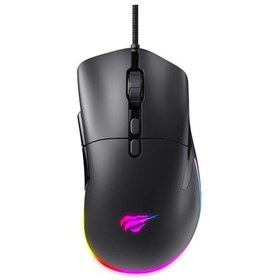 Resim Havit Gamenote MS954 RGB Programlanabilir Gaming Oyuncu Mouse - 12.000 DPI Siyah 