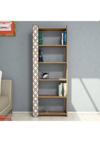 Resim Variant Variant City Kitaplık - Ceviz / Beyaz 