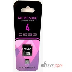 Resim Powerway 4 Gb Micro Sd Hafıza Kartı 