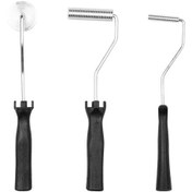Resim 3 Adet Fiberglas Rulo Aletleri Seti Fiberglas Kabarcık Kürek Aleti Laminasyon Boya Rulosu Seti Reçine Fiberglas Reçine Küvet Duş Küvet Frp Kalıp 