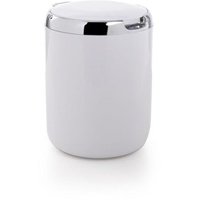 Resim Plastik Primanova Kapaklı Çöp Kovası 3 Lt. Pasifik Beyaz 