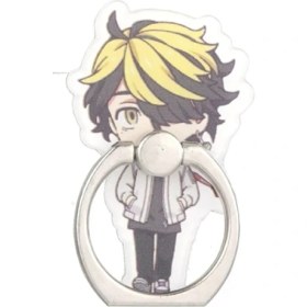 Resim GongtuShop H10 Stili Anime Tokyo Revengers Yüzük Tokası Karikatür Akrilik Baskı Dekoratif Telefon Tutacağı (Yurt Dışından) 