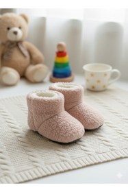 Resim Wayne's Welsoft Yumuşak Dokulu, Kaydırmaz Tabanlı, Kışlık Unisex Bebek Panduf 