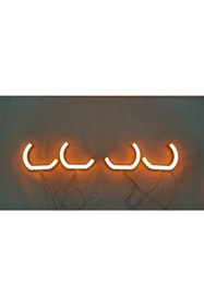 Resim NOS Opel Vectra B Kasa L Tipi Uyumlu Angel Halka Turuncu 4 Adet , Far Içi Halka ,açıklamayı Okuyunuz. 