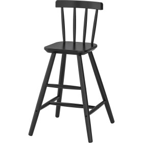 Resim IKEA Agam Siyah Çocuk Sandalyesi 