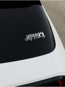 Resim OkyayWorks Sağdıcım Gaz Kesmez Sticker - Siyah 