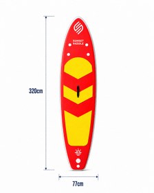 Resim Crazy Fan Sarı Kırmızı Şişme SUP Board / Paddle Board 320 cm 
