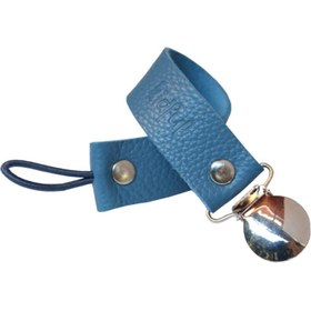 Resim Nessiworld Kidful Bitkisel Boyalı Emzik Askısı Denim 