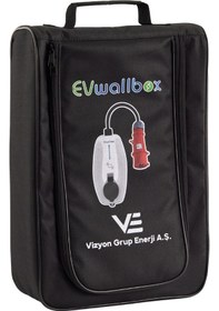 Resim Evwallbox 22kw V3 Türkçe Mobil Uygulama 5 Yıl Garanti, 5 Metre Tip2 Araç Şarj Kablosu, Taşıma Çantası Ve 220v Dönüştürücü Adaptör Dahil 22 Kw 