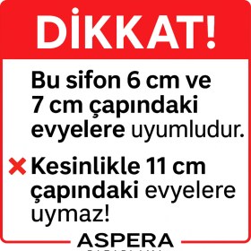Resim DESIPHON Çift Gözlü Lavabo Sifonu, 304 Paslanmaz Çelik, Yandan Taşmalı, Körüklü, Koku Önleyici 