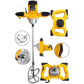Resim Steiner 3000 W Bakır Sargı Alçı Boya ve Harç Karıştırıcı Mikser Sarı 