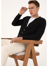 Resim U.s. Polo Assn. Erkek Siyah Hırka Triko 50313702-vr046 Siyah 