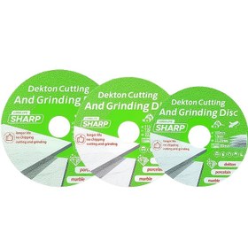 Resim Dekton Kesme ve Taşlama Diski, Orta Pürüzlülük, Paslanmaz Çelik, Uzun Ömürlü, Keskin, Kırılmaz, Metal, Seramik Karolar, Kayalar, Mermer için Ultra İnce Testere Bıçağı - Elektrik Gerekmez 
