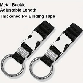 Resim Regüle Edilebilir Bagaj Kayışı, Metal Emniyet Kemeri Tokası, Seyahat Aksesuarı, Taşımaya Kolay, Outdoor Bavullar, Sırt Çantaları ve Omuz Çantaları İçin Uygun 