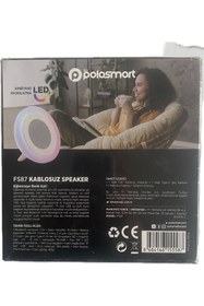 Resim Polosmart FS87 KABLOSUZ SPEAKER LED AMBİYANS AYDINLATMALI 