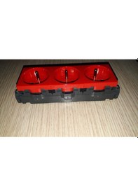 Resim 674429 Legrand Dlp Sistem Armada Serisi Fr Standardi Üçlü Priz 