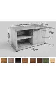Resim NT Concept Ntconcept Inox Doğal Ağaç Keson(110CM-H60CM-41CM) 