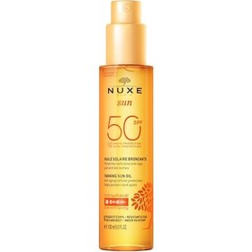 Resim Nuxe Sun Spf50 Bronzlaştırıcı Güneş Yağı 150 Ml 