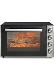 Resim Luxell LX-9645 70 Lt Turbo Midi Fırın Siyah Piliç Çevirme Fonksiyonu ve Kolay Temizlik Özelliği 