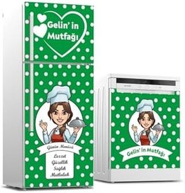 Resim Buzdolabı Ve Bulaşık Makinesi Takım Sticker 0388 