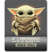 Resim Pixxa Baby Yoda Starbucks Bilek Destekli Mousepad Model - 2 