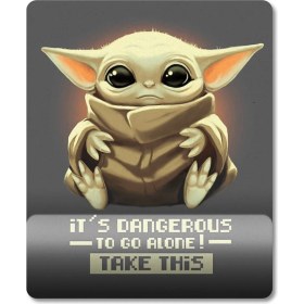 Resim Pixxa Baby Yoda Starbucks Bilek Destekli Mousepad Model - 2 