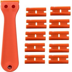Resim Plastik Uçlu Kazıma Aparatı 10 Adet Yedek Uçlu 