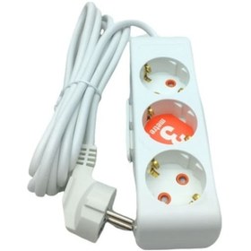 Resim 3lü 3mt.uzatma Kablo Grup Priz 5332 2 M 