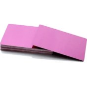 Resim Mingjin Shop 1 Mor Tarzı 86X54X0,2 mm Boş Metal Kartvizit Kalınlığı Alüminyum Alaşımlı Boşluklar Kart Dıy Lazer Baskı (Yurt Dışından) 