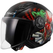 Resim Ls2 Airflow 2 Happy Dreams Açık Motosiklet Kaskı 