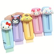 Resim 1/5 Adet Hello Kitty Geri Çekilebilir Silgi - Sanrio ABS Eskiz Aracı, Öğrenciler ve Genç Kızlar İçin Okula Dönüş Hediye Koleksiyonu (Profesyonel Sanat Amaçlı Kullanım) 