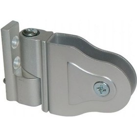 Resim Kompakt Laminant Islak Zemin, Kübik Tuvalet Bölmesi İçin Aluminyum Mat Eloksal Menteşe Binili Kapılar İçin 