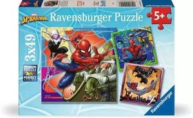 Resim Ravensburger 3x49 Parça Puzzle Marvel Spider Man 120041153 