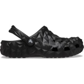 Resim Crocs Classic Geometric Clog Unisex Siyah Clog Terlik 209563-001 