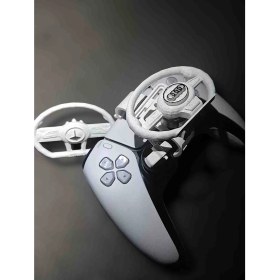 Resim Salıncak Ps5 Mini Direksiyon Tek Kasa Çift Direksiyon (Tam Ölçü) BEYAZ 