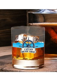 Resim Bk Gift Kişiye Özel İsimli Dtf Kaptan Tasarımlı Viski Kadehi-4, Arkadaşa Hediye, Sevgiliye Hediye Kobitmeyencom30363 Bk Gift 