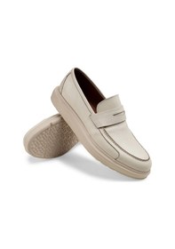 Resim Deery Hakiki Deri Bej Rengi Comfort Erkek Loafer Bej (492271242) Bej 