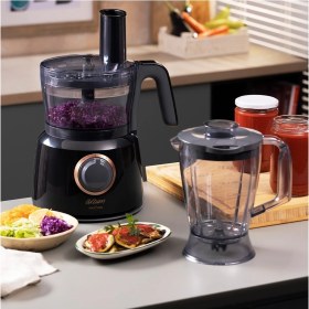 Resim Arzum AR1064 Maxthon Mutfak Robotu Siyah Renk ile Çok Yönlü Kullanım ve Kolay Temizlik Özellikleri 