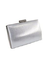 Resim Keeba Taşlı Clutch Abiye Çanta Gümüş 