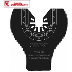 Resim WORX WA4958 Çok Amaçlı Raspalama Makinası İçin 35x80mm 180˚ Ahşap, Fiberglas, PVC Universal Dalma/Kesme Bıçağı 