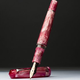 Resim Leonardo Momento Zero Grande 2,0 Dolma Kalem - Sakura - RGT #8 14K Gold - Gold nib #8 M 