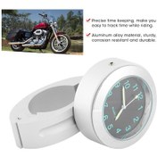 Resim Wezone Motorcycle Saati - Su Geçirmez Alüminyum Çelik - 22/25mm Direk Uyumlu - Hassas Zaman Takibi - Dahili Pil - Dayanıklı Konstruksiyon 