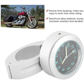 Resim Wezone Motorcycle Saati - Su Geçirmez Alüminyum Çelik - 22/25mm Direk Uyumlu - Hassas Zaman Takibi - Dahili Pil - Dayanıklı Konstruksiyon 